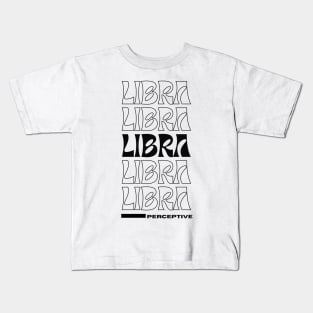 Libra retro graphic design Kids T-Shirt